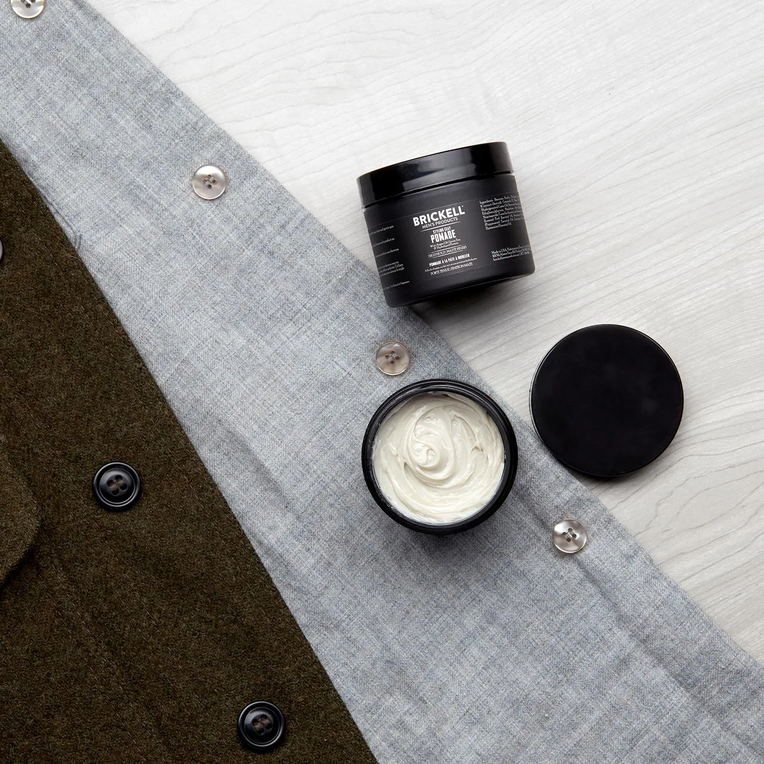 Мужская глина для укладки волос Brickell Styling Clay Brickell Men'S Products — фото 2