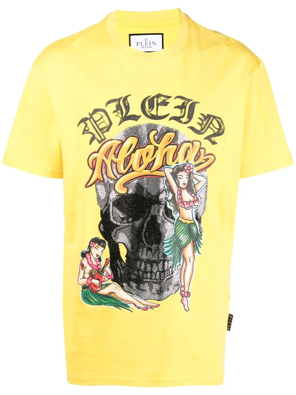 

Футболка Hawaii с короткими рукавами Philipp Plein, желтый