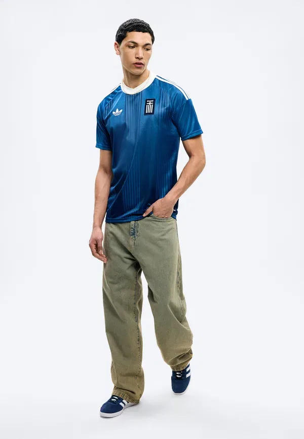 Футболка Adidas Performance Greece 26 away replica national team wear, темно-бирюзовый — фото 2
