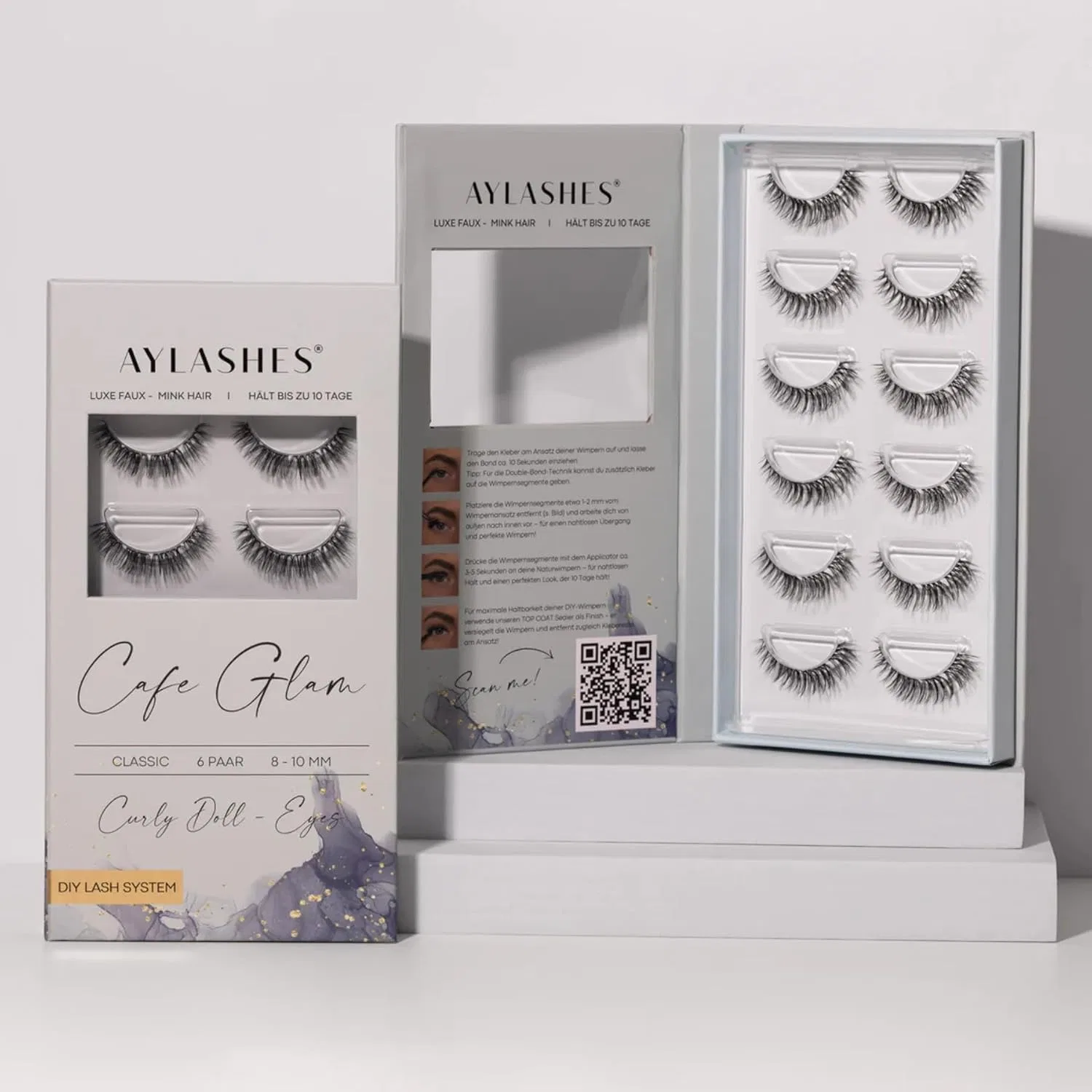 Набор для наращивания ресниц «Cafe Glam» от AYLASHES Aylashes — фото 4