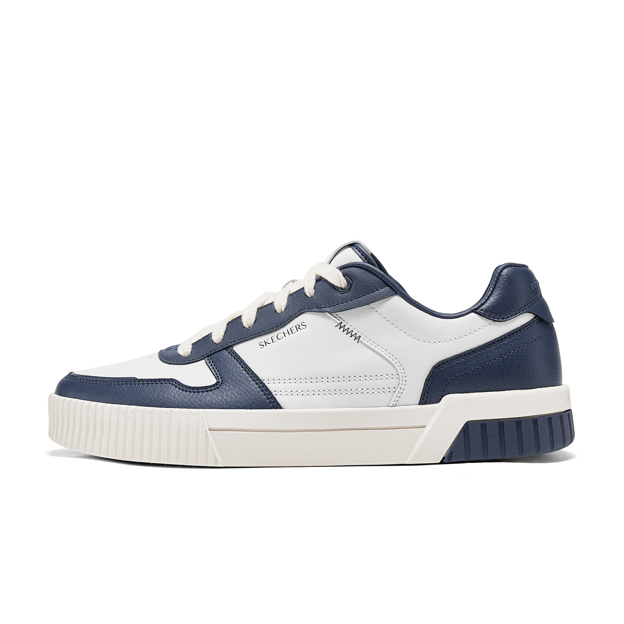 

Skechers Низкие мужские кроссовки для скейтбординга Court Classics, цвет синий/белый