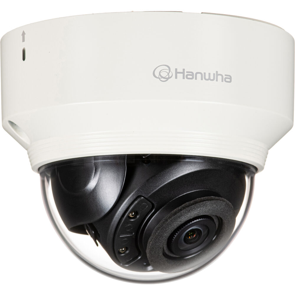 

Внутренняя сетевая купольная камера Hanwha Vision WiseNet X Series 5MP с объективом 3,7 мм и функцией ночного видения