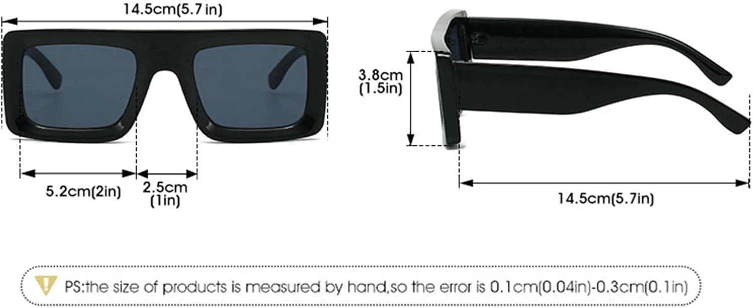 

willochra Модные большие квадратные солнцезащитные очки для женщин и мужчин в стиле ретро, ​​массивные дизайнерские плоские большие квадратные очки для вождения, C2