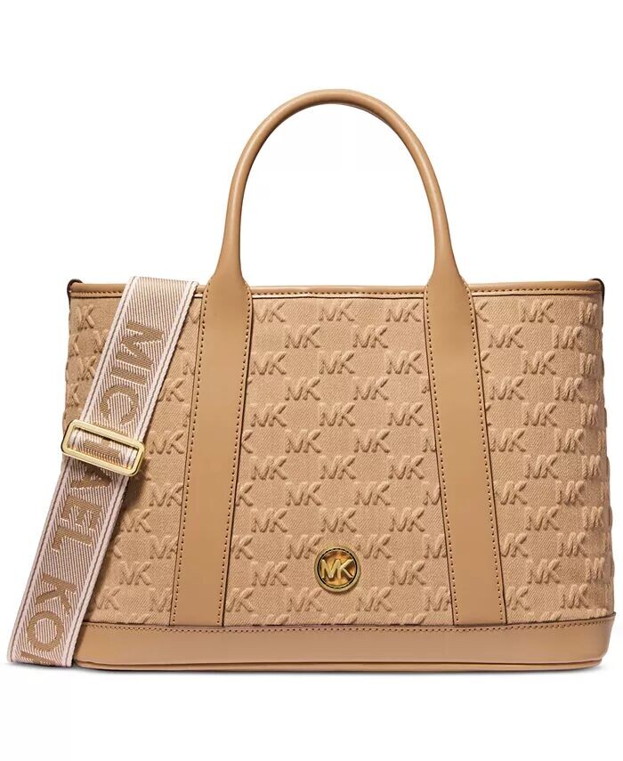 

Сумка Luisa с логотипом среднего размера Michael Kors, бежевый
