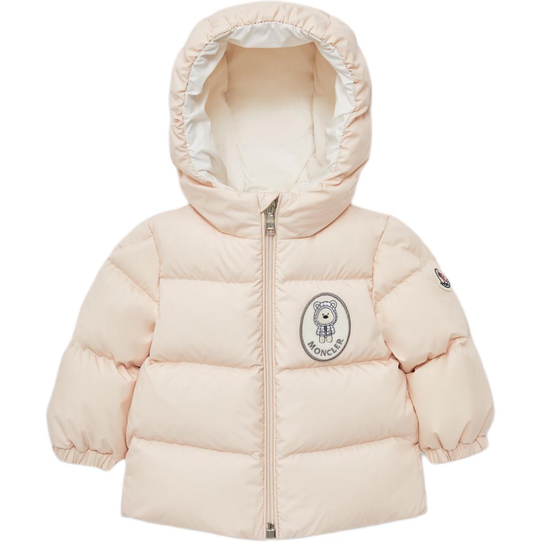 Moncler Пуховик Light Pink для младенцев и малышей — фото 3