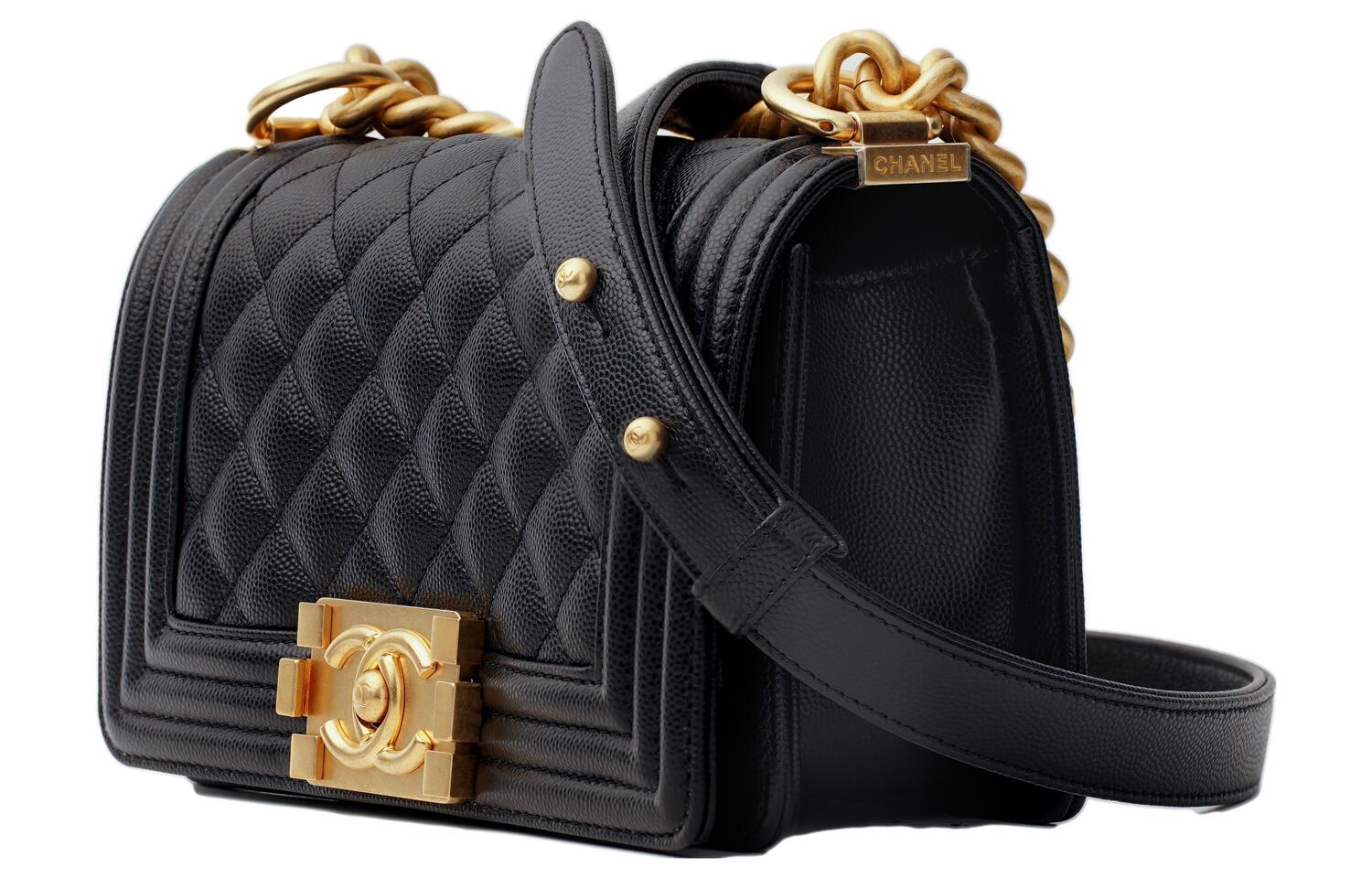 CHANEL Сумка через плечо из телячьей кожи с тиснением под личи — фото 4
