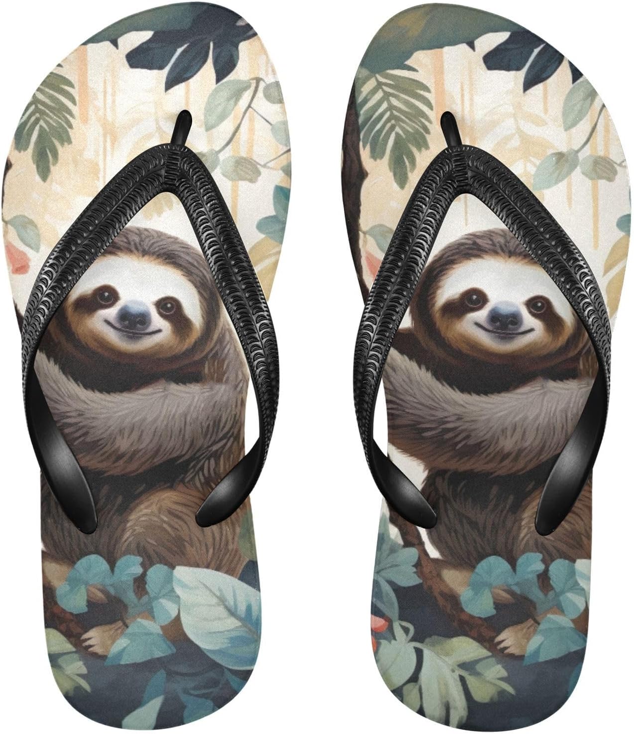 

Ленивец Милая Цветочная Пляжная Летняя Сандалии для Женщин и Мужчин, Тапочки для Душа 20848321 Kfbe, Sloth