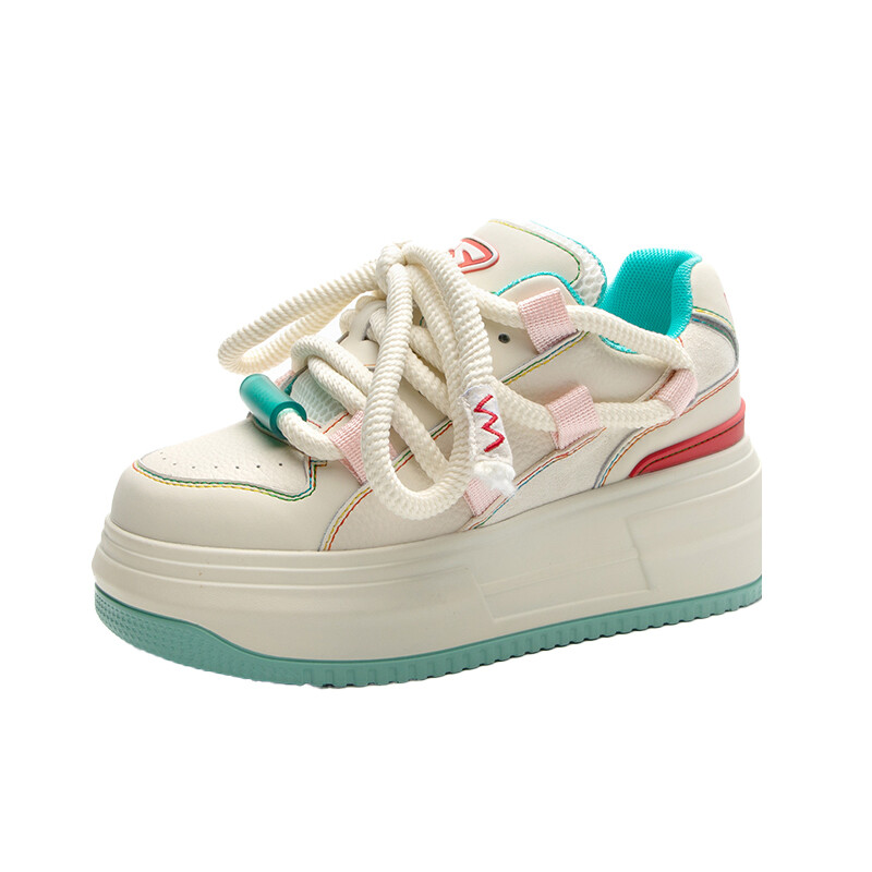 

Кроссовки NRDROFFICIAL Skateboarding Shoes Women's Low-top, бежевый