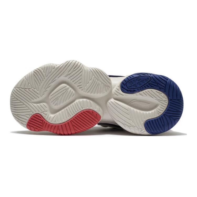Кроссовки LINING YOUNG Kunpeng Kids Lifestyle Shoes GS Low-top Gray/Blue, серый — фото 4