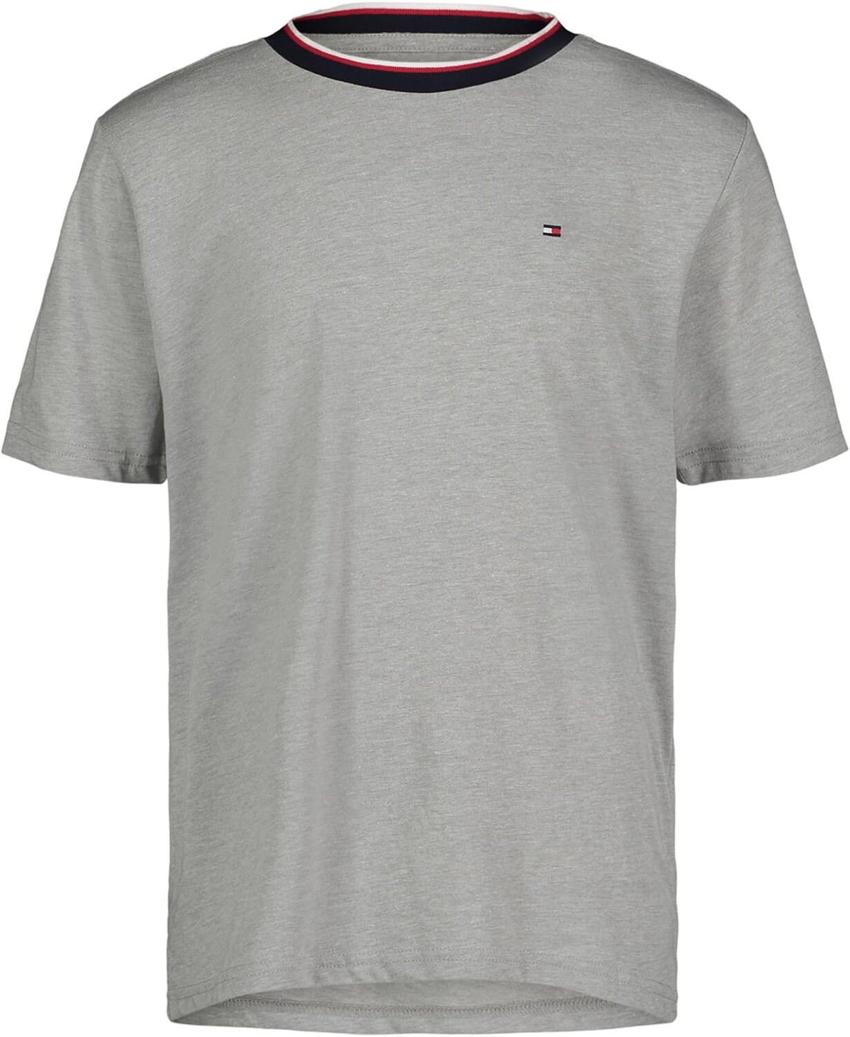 

Футболка Tommy Hilfiger YD Ringer Short Sleeve T-Shirt, цвет Grey Heather