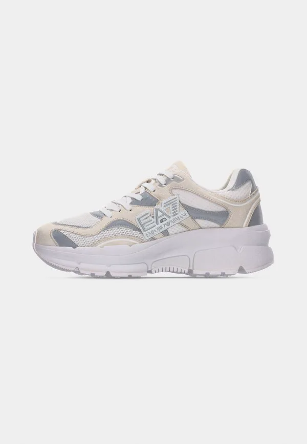 Крепкие кроссовки Ea7 Emporio Armani, Triple White/Silver-Coloured