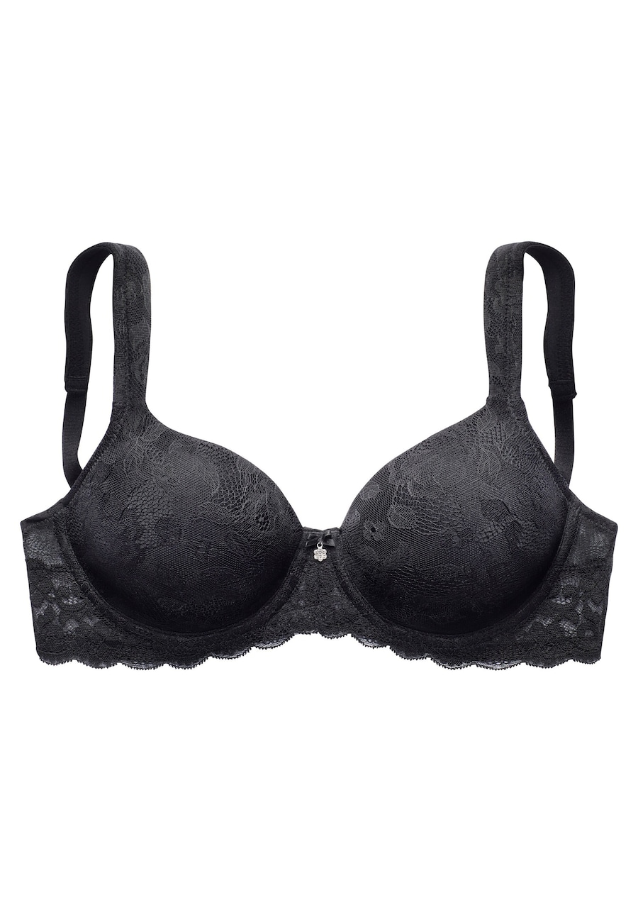 

Бюстгальтер-футболка LASCANA, черный