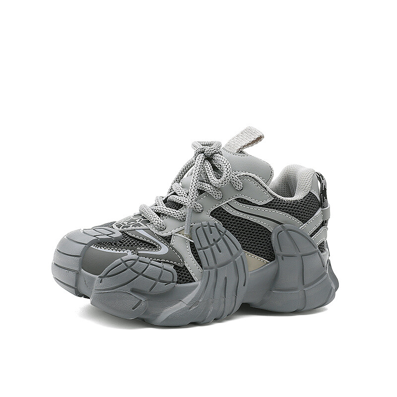 Кроссовки Jeep Kids Lifestyle Shoes Kids Low-top Gray, серебряный — фото 2