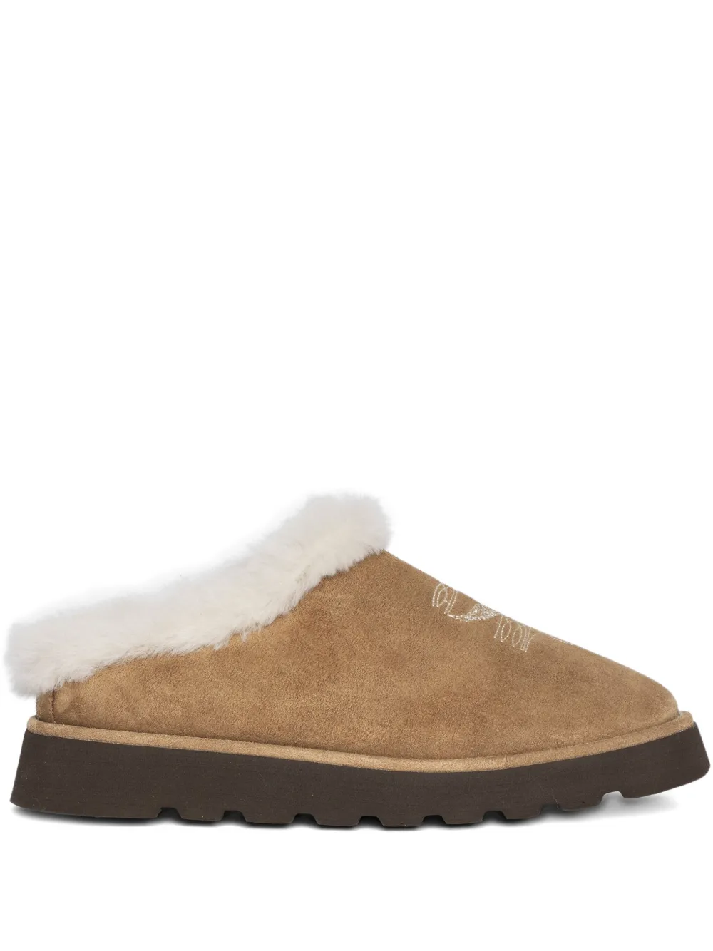 Мюли с меховой отделкой Zadig&Voltaire, коричневый