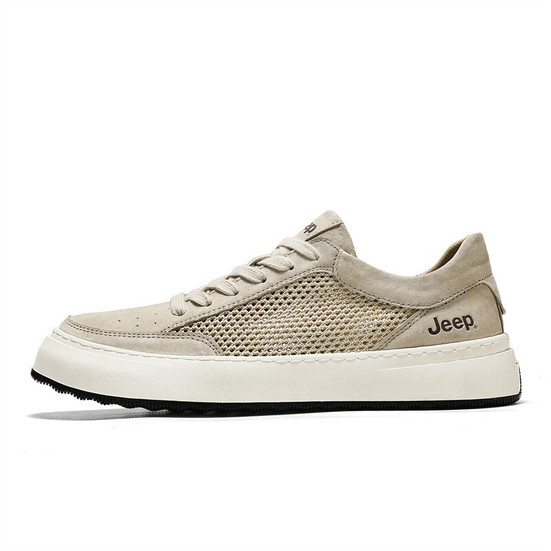 

Кроссовки Jeep Skateboarding Shoes Men Low-top, цвет Sand, Бежевый, Кроссовки Jeep Skateboarding Shoes Men Low-top, цвет Sand