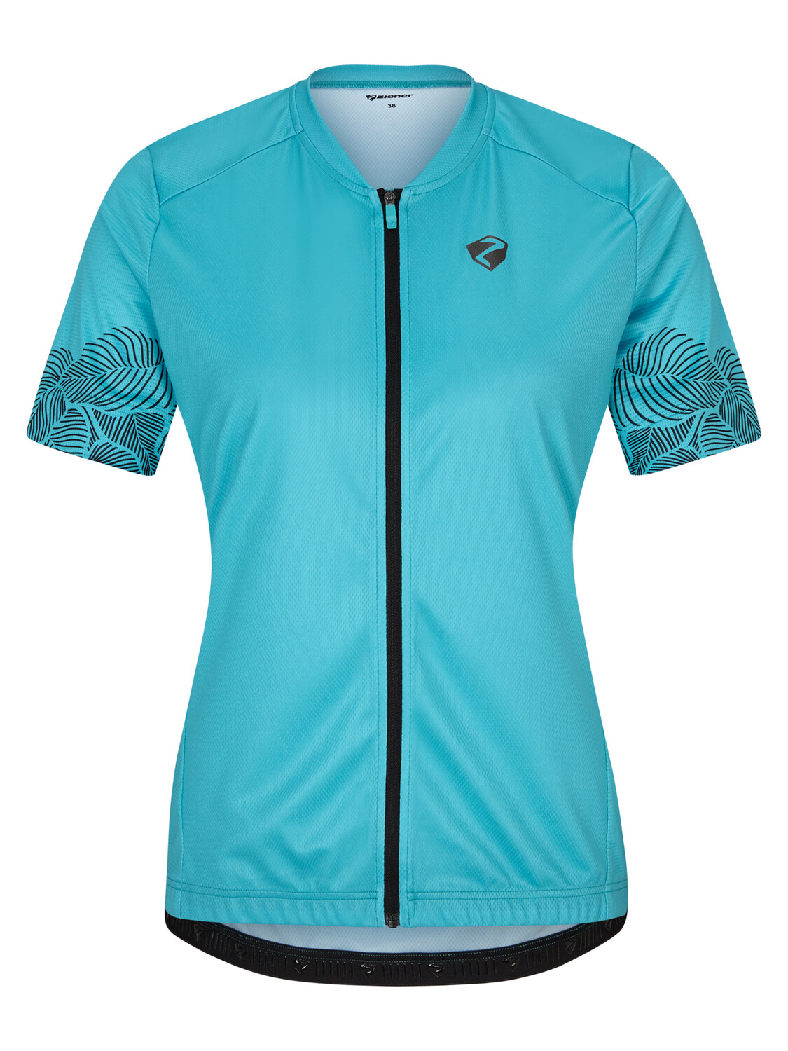 

Топ Ziener Fahrradtrikot NYMERIA, цвет aquamarine