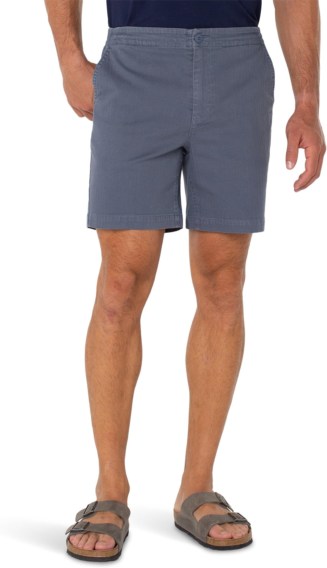 

Шорты Liverpool Los Angeles Internal Drawstring Shorts 7" Inseam, цвет Vintage Indigo