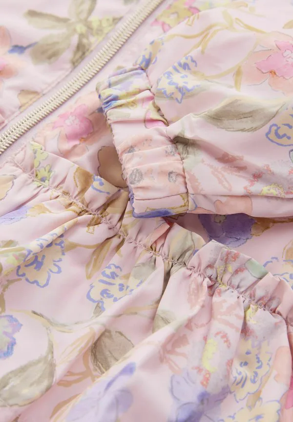 Водонепроницаемая куртка стандартного кроя Next, Pink Floral — фото 3