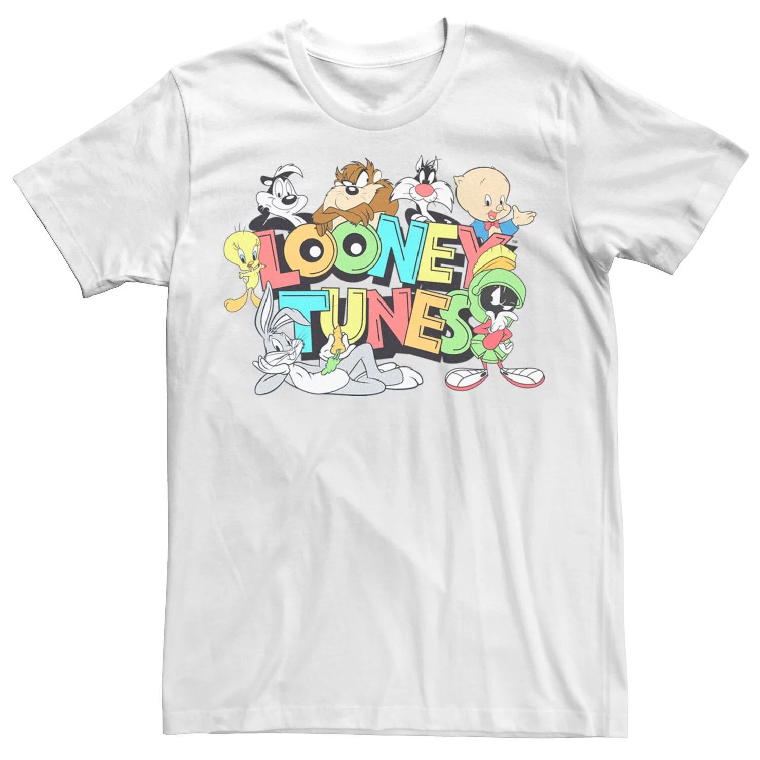 

Мужская футболка с классическими персонажами Looney Tunes Licensed Character