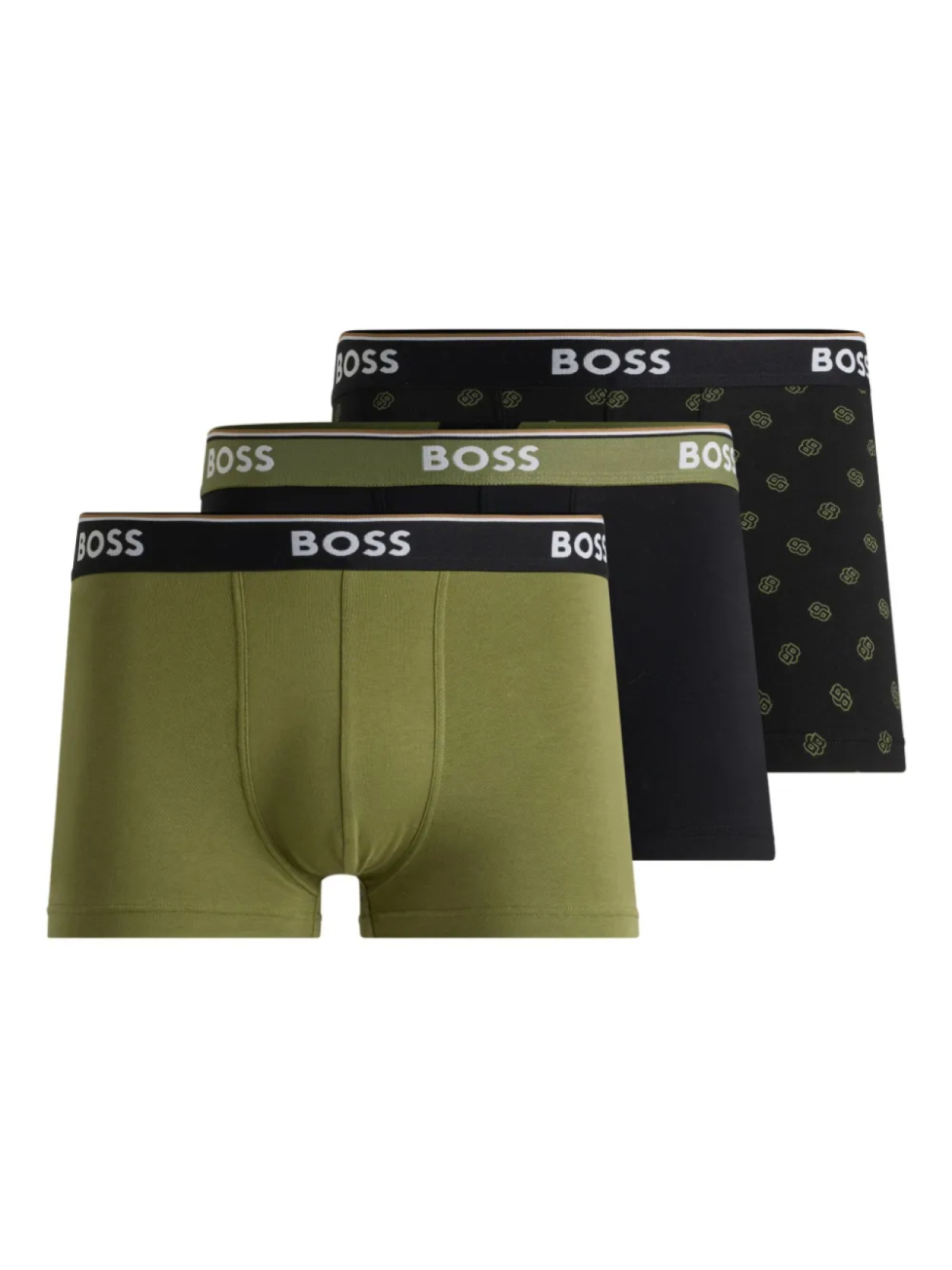 

BOSS комплект из трех боксеров с логотипом, черный