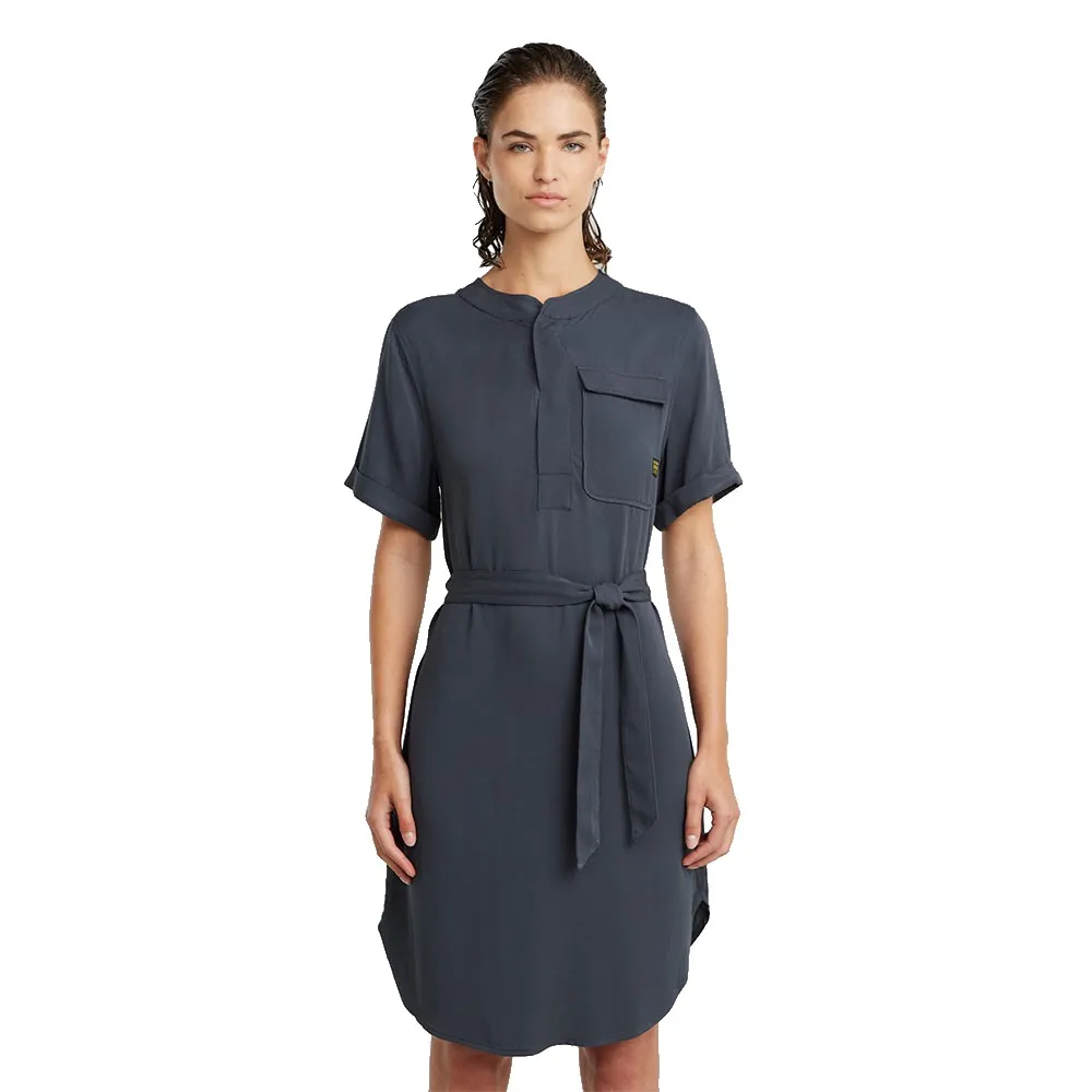 

Платье с коротким рукавом G-Star Belted, серый