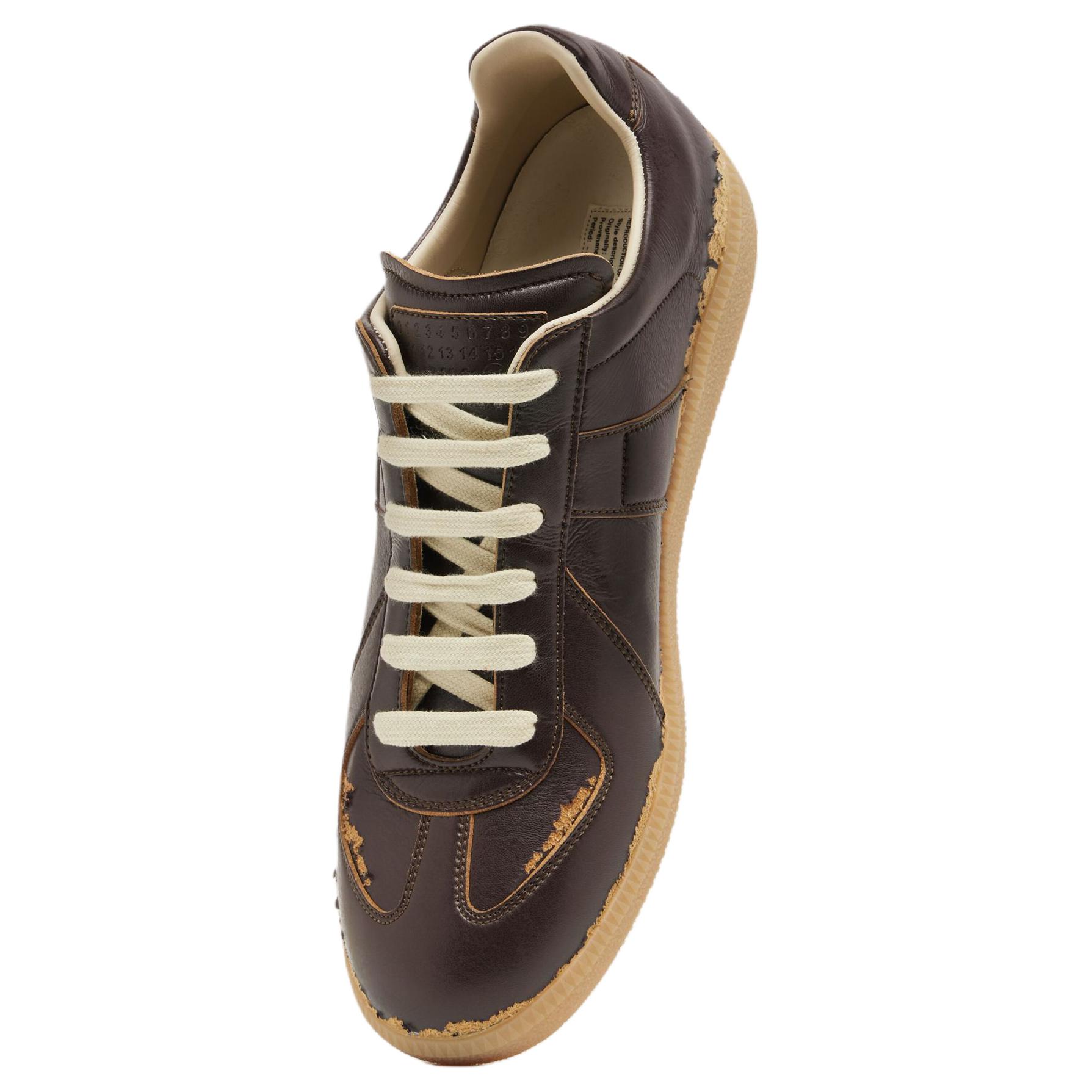 Maison Margiela Replica Low top Skateboard Shoes мужские Umber — фото 4