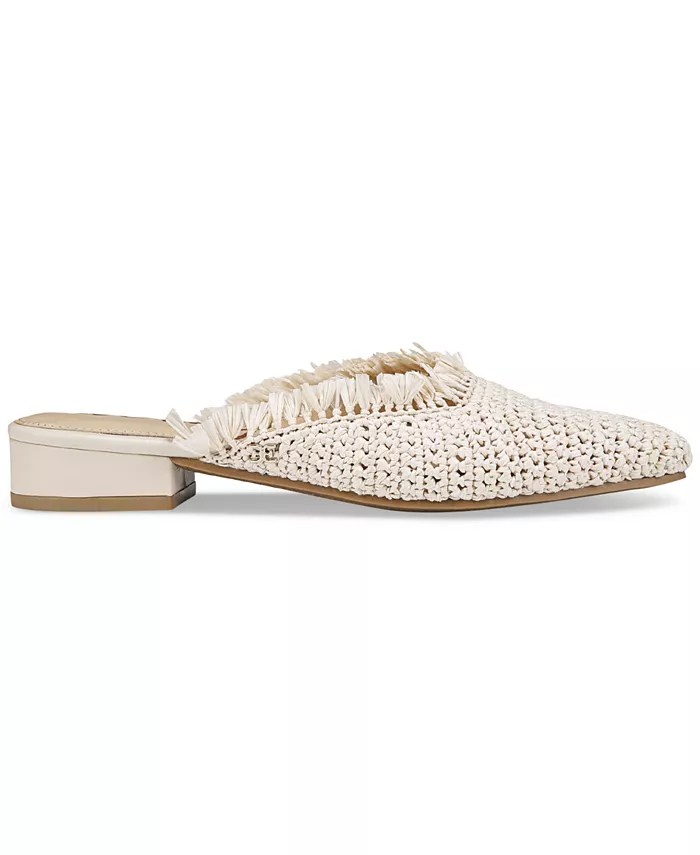 Женские мюли Reeta с бахромой из рафии Sam Edelman, загар/бежевый
