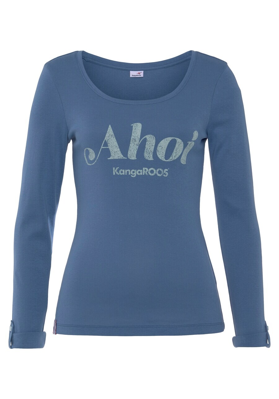

Лонгслив KangaROOS Shirt, синий
