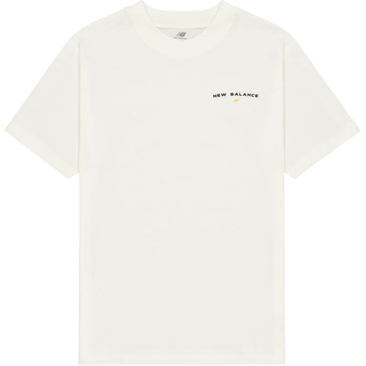 

New Balance Футболка мужская белая, Белый, New Balance Футболка мужская белая