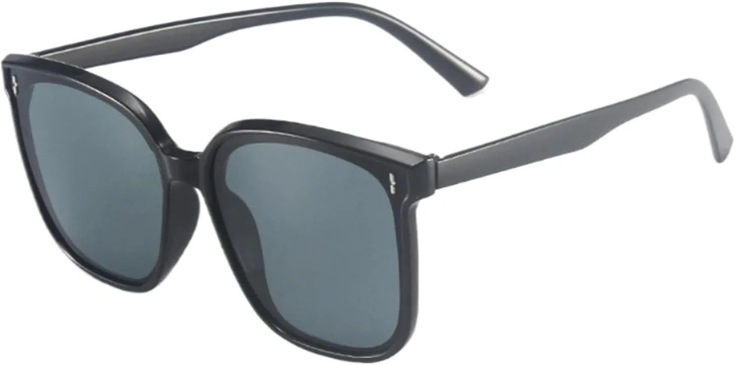 

Солнцезащитные очки с защитой от УФ-излучения UV400 | Большие, черные | Для женщин и мужчин | Для занятий спортом на открытом воздухе и вождения DSVIGF, 01 Black-gray