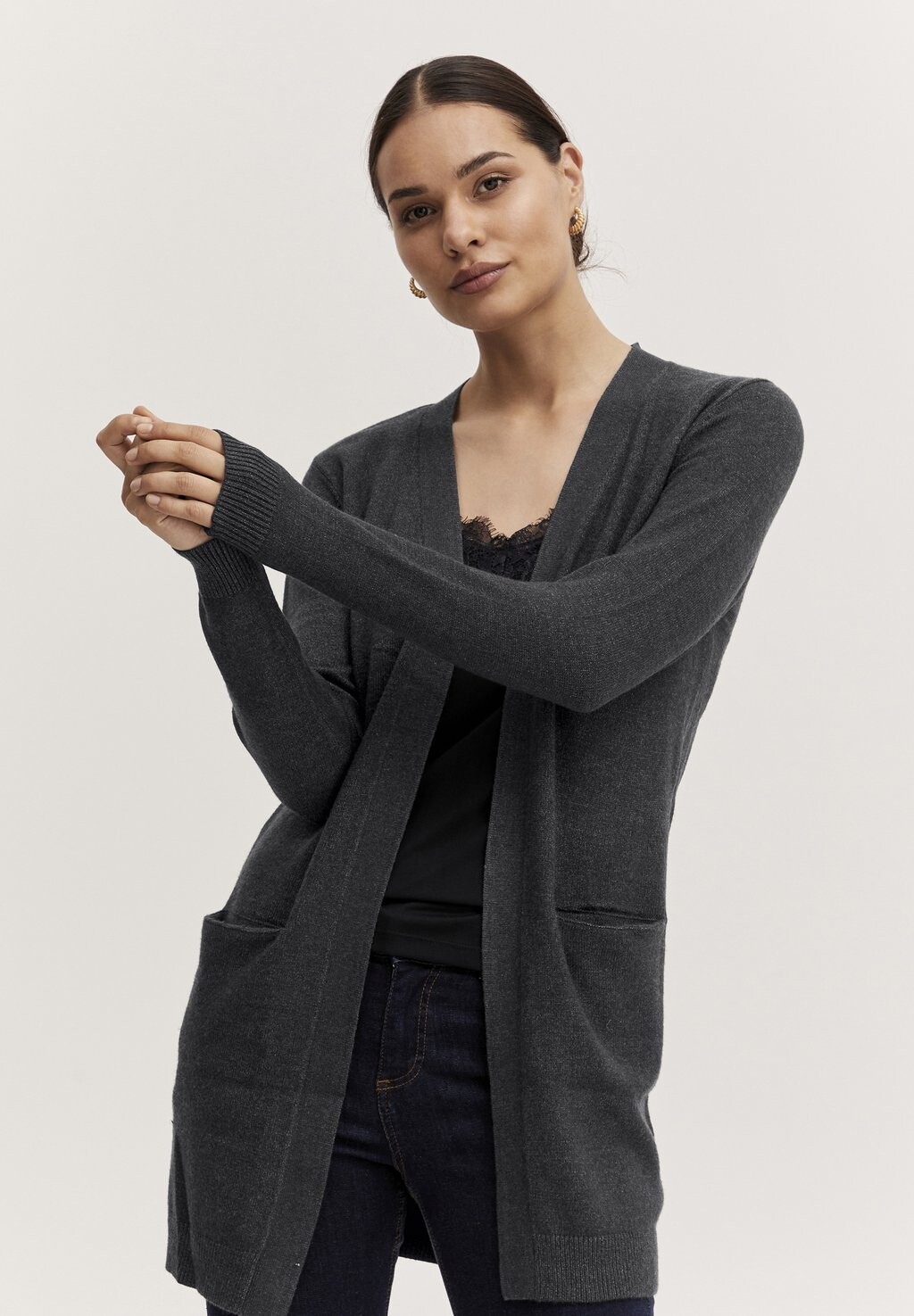 

Кардиган b.young БИНОНИНА, цвет dark grey melange