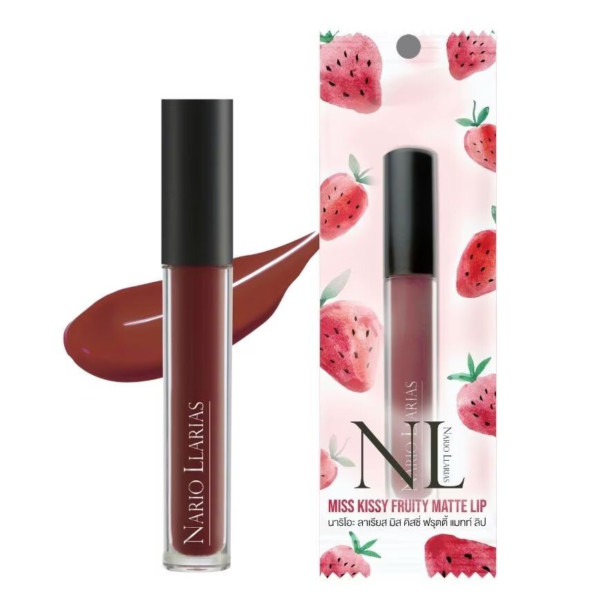 

Nario Llarias Фруктовая матовая помада для губ 2,7 г. 15 Красная Королева, Red Queen