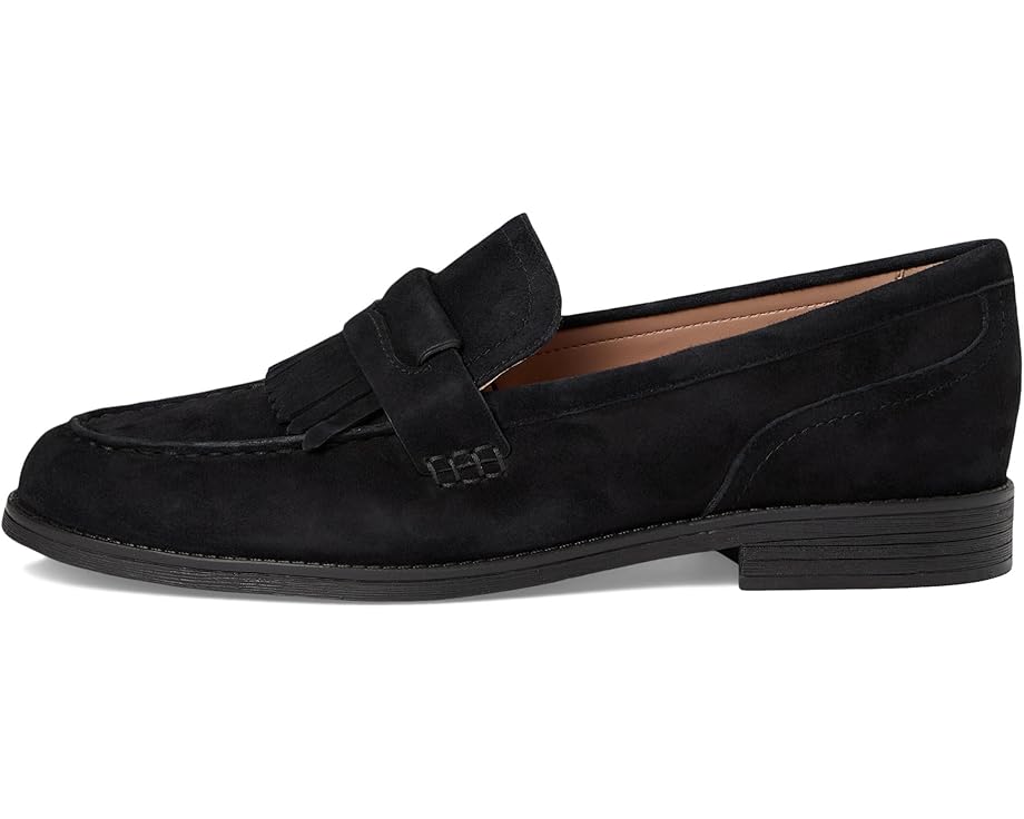Лоферы Cole Haan Stassi Kiltie Loafers, цвет Black Suede — фото 4