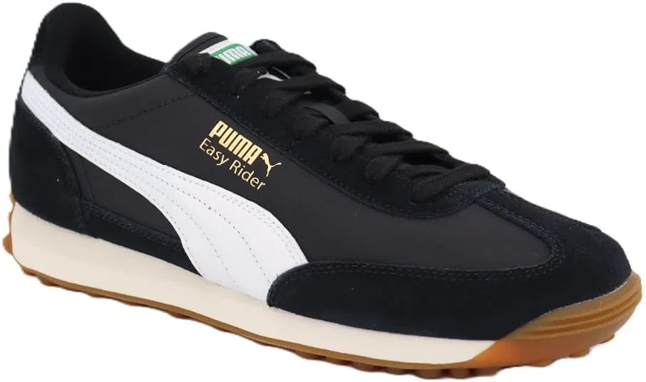 Женские винтажные кроссовки PUMA Easy Rider, Black White — фото 4