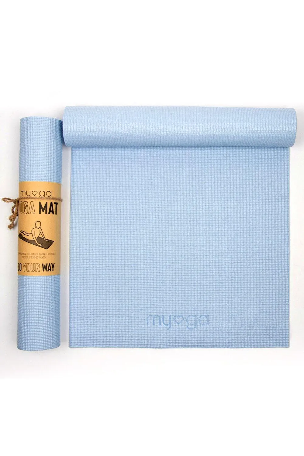 

Коврик для йоги начального уровня Myga, синий
