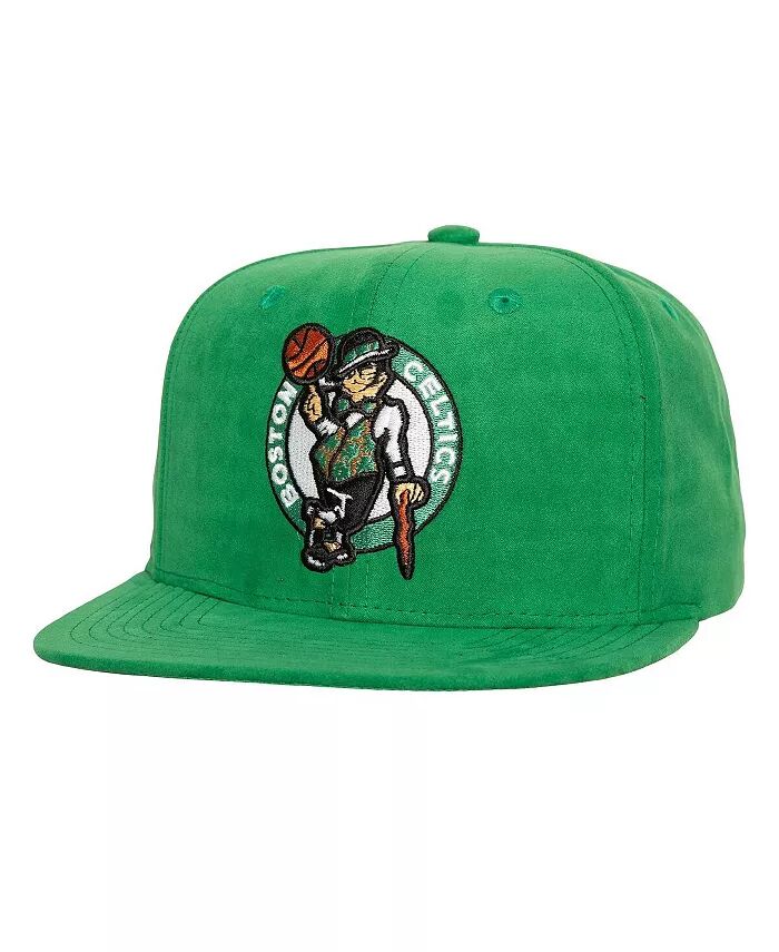 

Мужская бейсболка Kelly Green Boston Celtics Sweet Suede Snapback Mitchell & Ness
