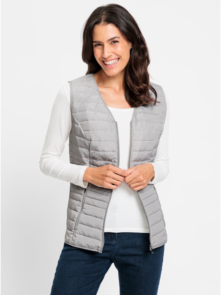 

WITT WEIDEN Стеганый жилет светло-серого цвета