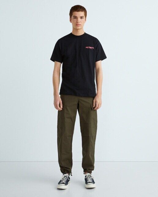 

Мужские рабочие брюки, джинсы свободного покроя Carhartt Wip, зеленый