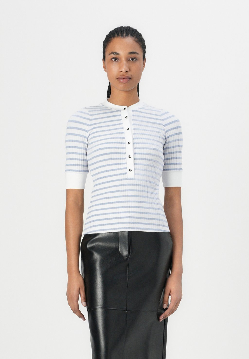 

Топ SERAFINO STRIPED Guess, белый