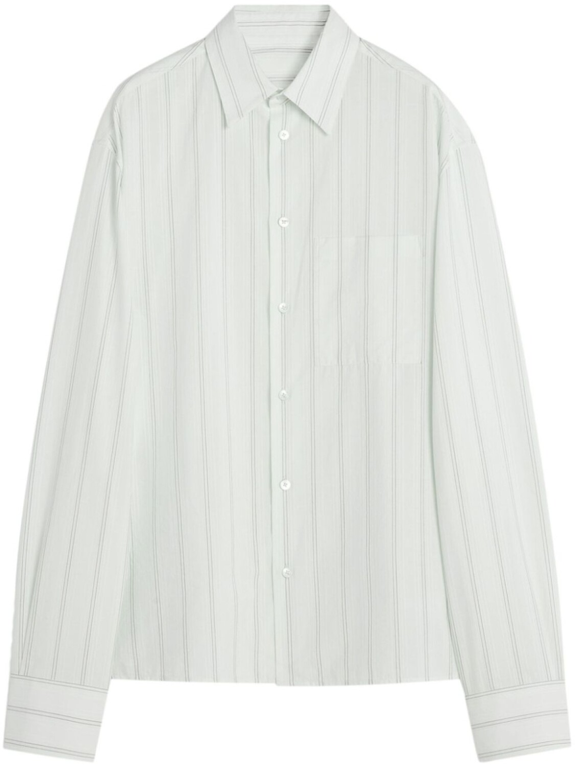

Полосатая рубашка Lanvin, белый