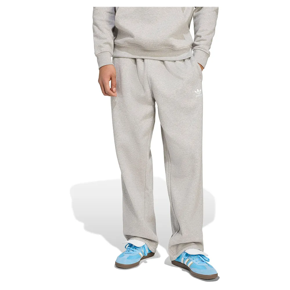 

Джоггеры adidas Originals Trefoil Essentials Open Hem, серый