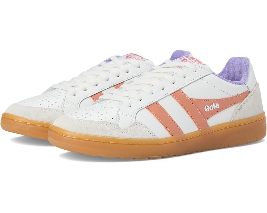 

Кроссовки Gola Eagle 86, цвет White/Terracotta/Wisteria/Gum