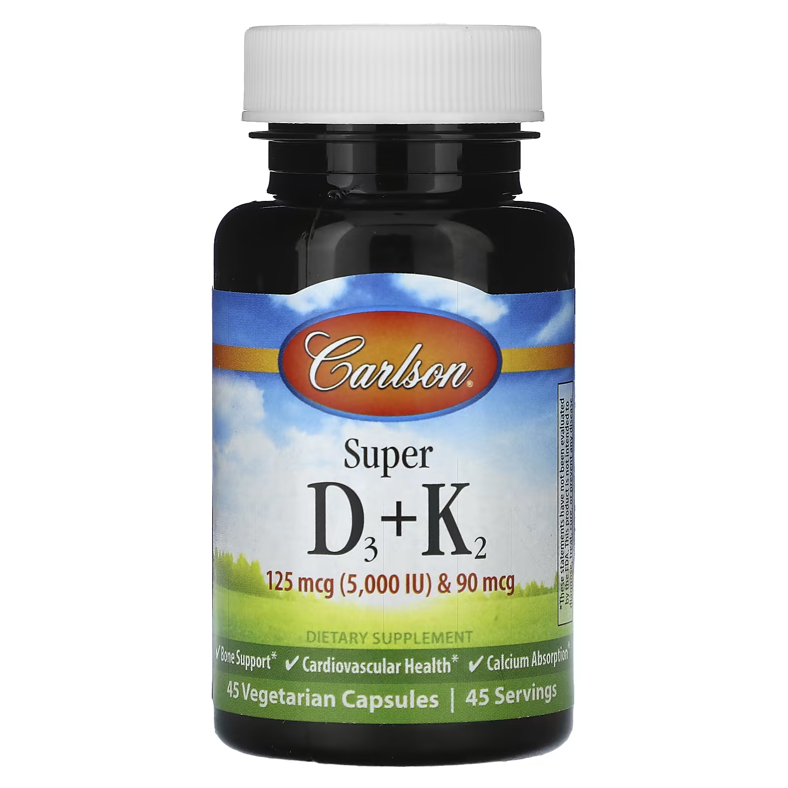 

Добавка Carlson Super для костей, 45 капсул