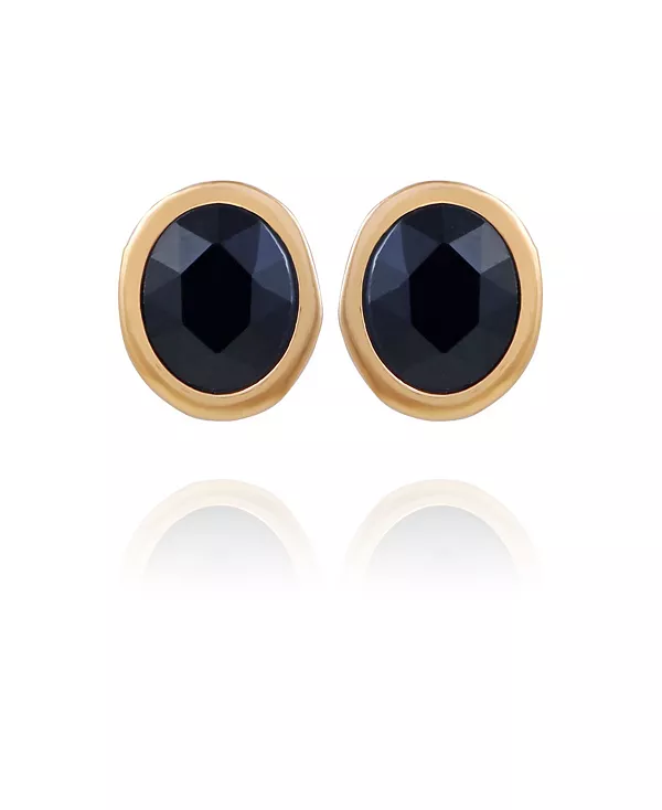 

Женские серьги-гвоздики с овальным кристаллом T Tahari, gold