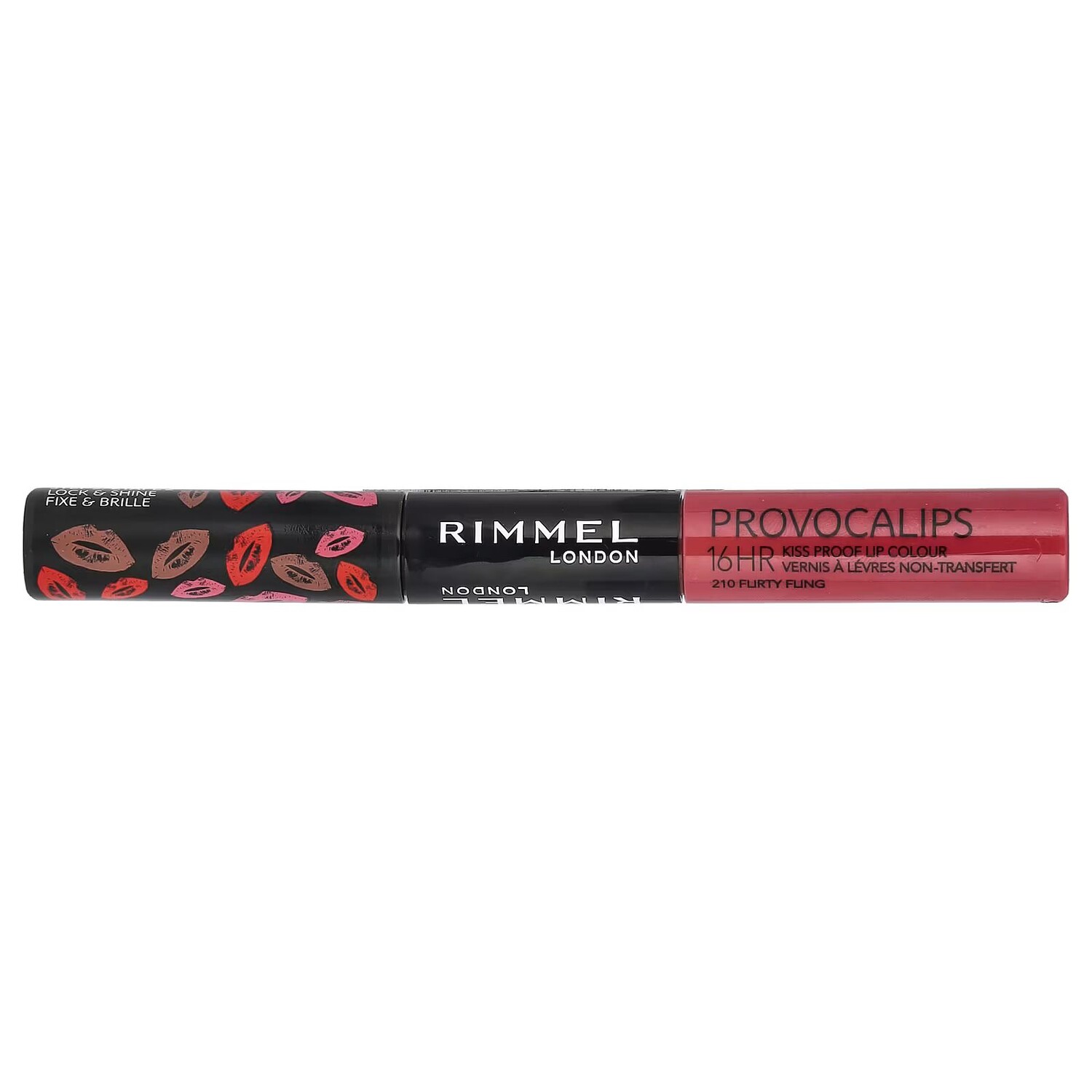 Provocalips, цвет губ 16HR Kiss Proof, оттенок 210 Flirty Fling, 0,14 жидких унций (4 мл) / 0,1 жидких унций (3 мл) Rimmel London — фото 2