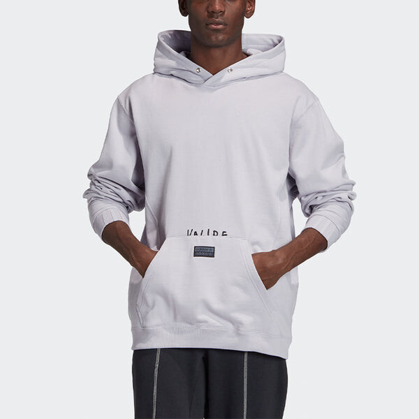 Толстовка adidas Alphabet Printing Loose Sports Pullover Purple, фиолетовый — фото 3