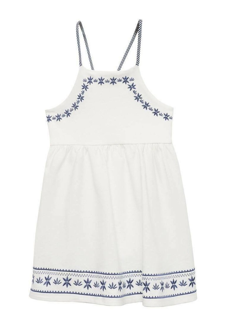 

Повседневное платье SONIA Mango Kids, слоновая кость