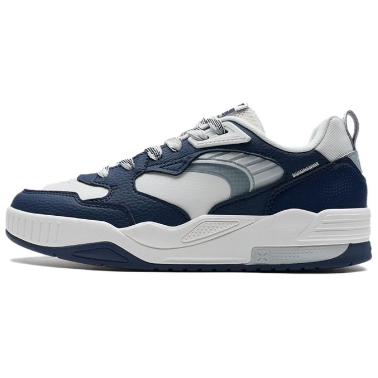 

XTEP Kailang Lite нескользящие износостойкие низкие скейтерские кроссовки мужские сине-белые, цвет Blue White