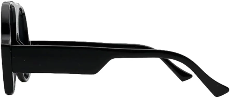 

Уникальные солнцезащитные очки для мужчин и женщин, винтажные, роскошные, большие, с защитой от УФ-излучения UV400, увеличенного размера, женские TYUVIVO, Black Green