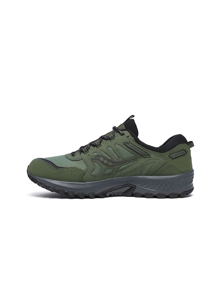 Низкие кроссовки Saucony, хаки — фото 3